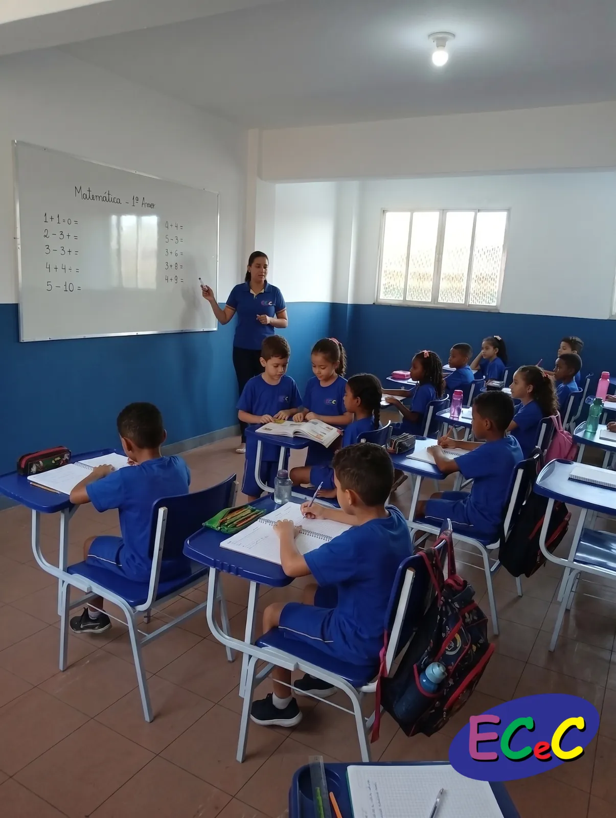 Alunos em sala de aula